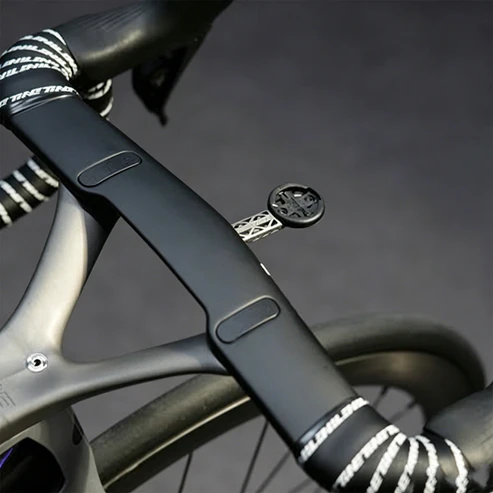 TC4 Titanium Bike Computer Mount – 10g Ultralight, Aerospace‑Grade, Fits Garmin/Wahoo/Bryton