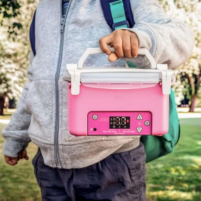 Portable Self-Heating Lunch Box – 600ml Stainless Steel Container
