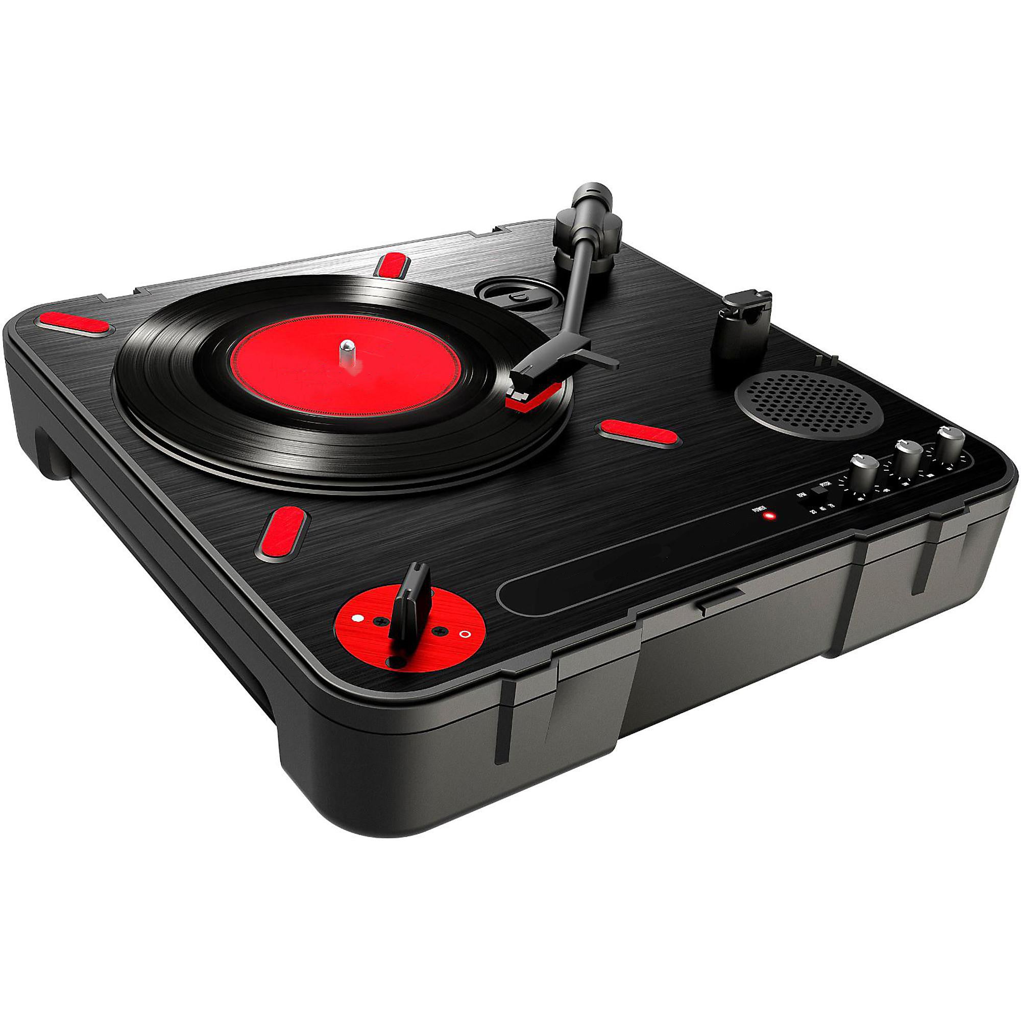 Portable Turntable – AC/Battery Powered Scratch Controller for Anywhere Use