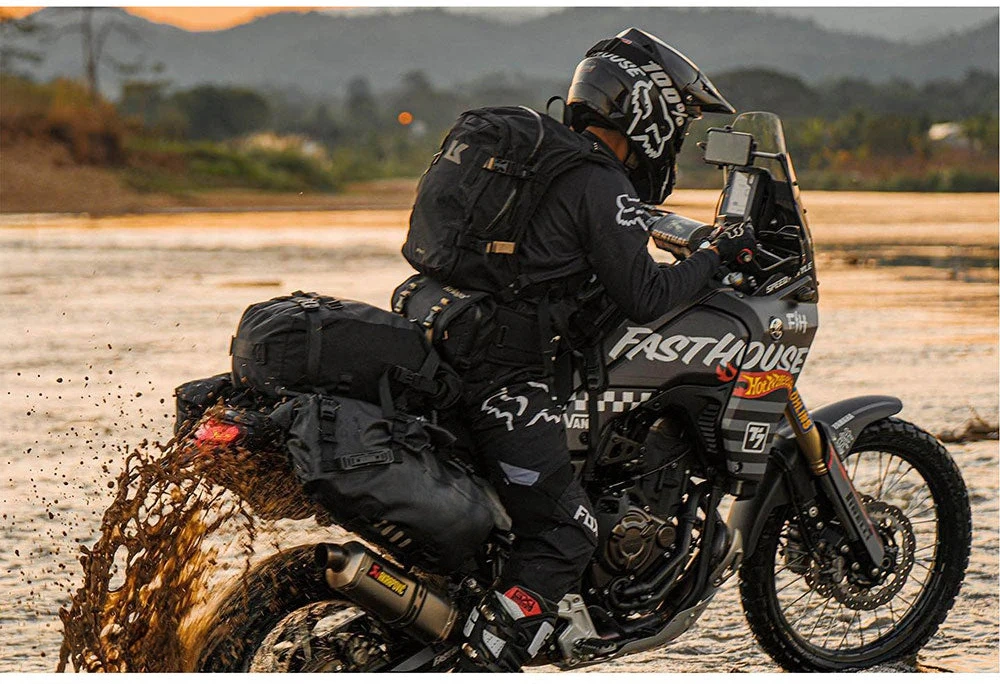 Waterproof Motorcycle Pannier Side Bag Set (18L / 28L / 48L Options) – Rackless Adventure Touring Saddlebags
