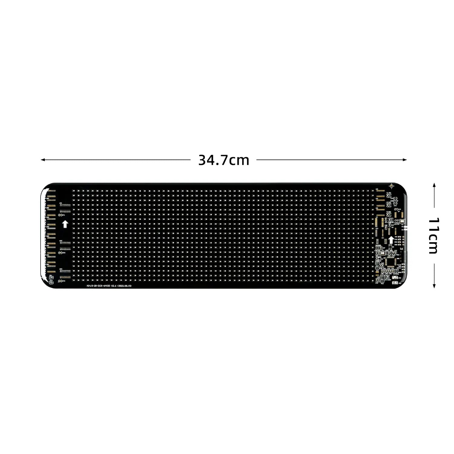 Car LED Display – 14"x4" | Customizable & Reusable