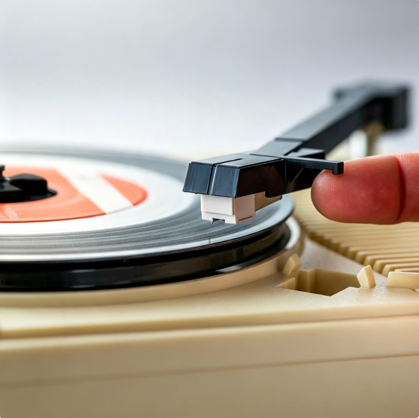 The Record Player That Plays Everywhere — Even Upside Down