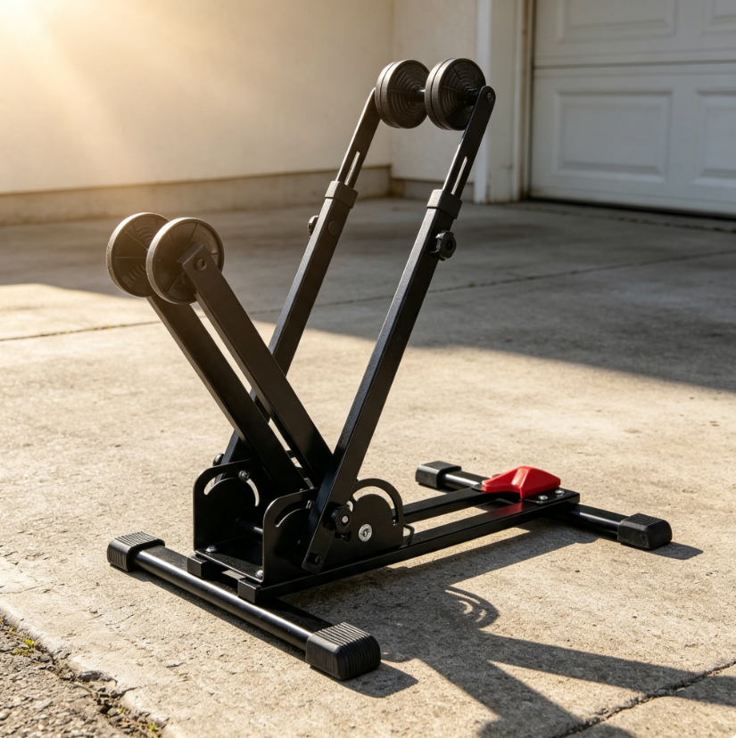 Double-Leg Carbon Steel Bicycle Kickstand