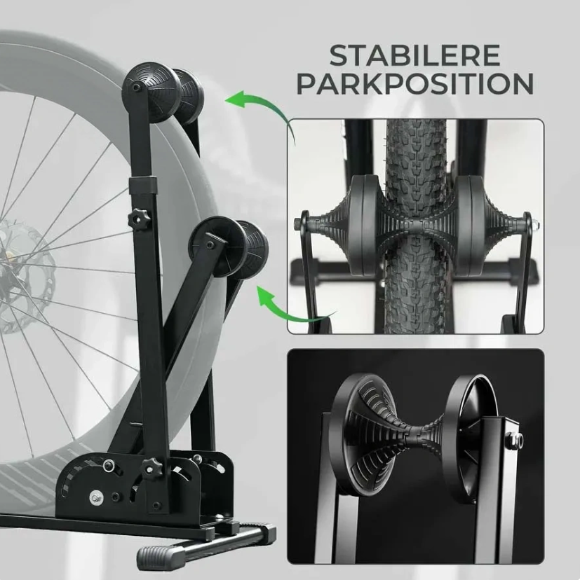 Double-Leg Carbon Steel Bicycle Kickstand