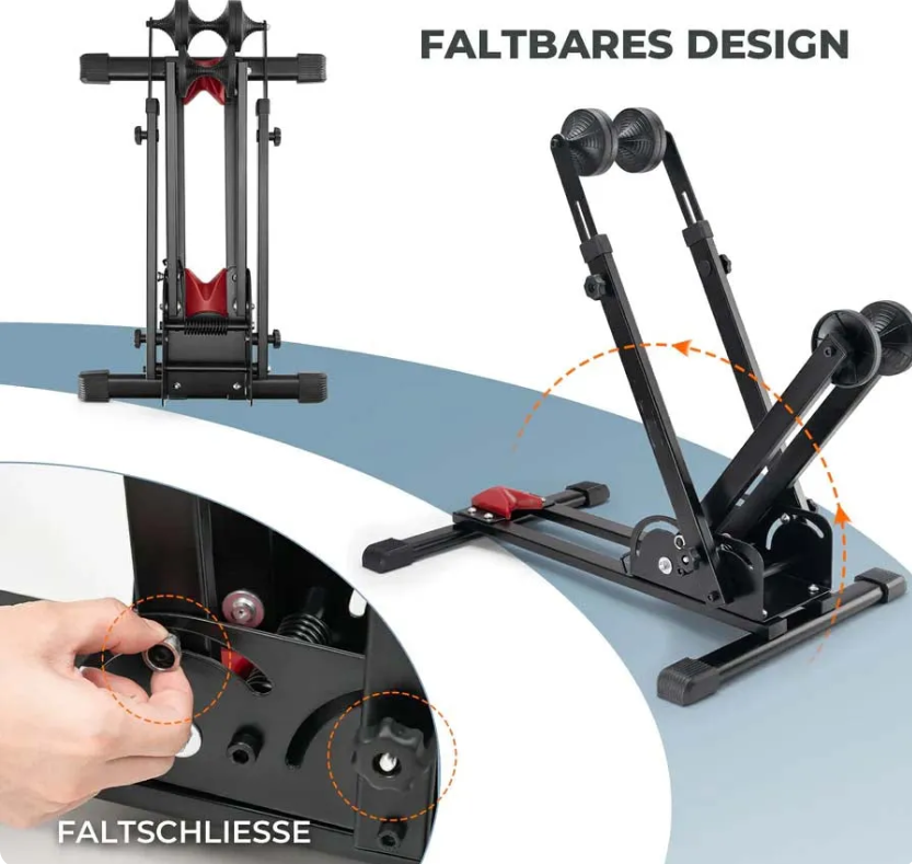 Double-Leg Carbon Steel Bicycle Kickstand