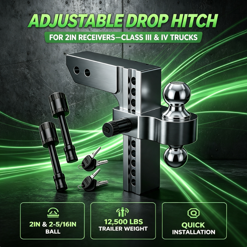 The Ultimate 10‑Inch Adjustable Hitch – Built to Outlast Every Road