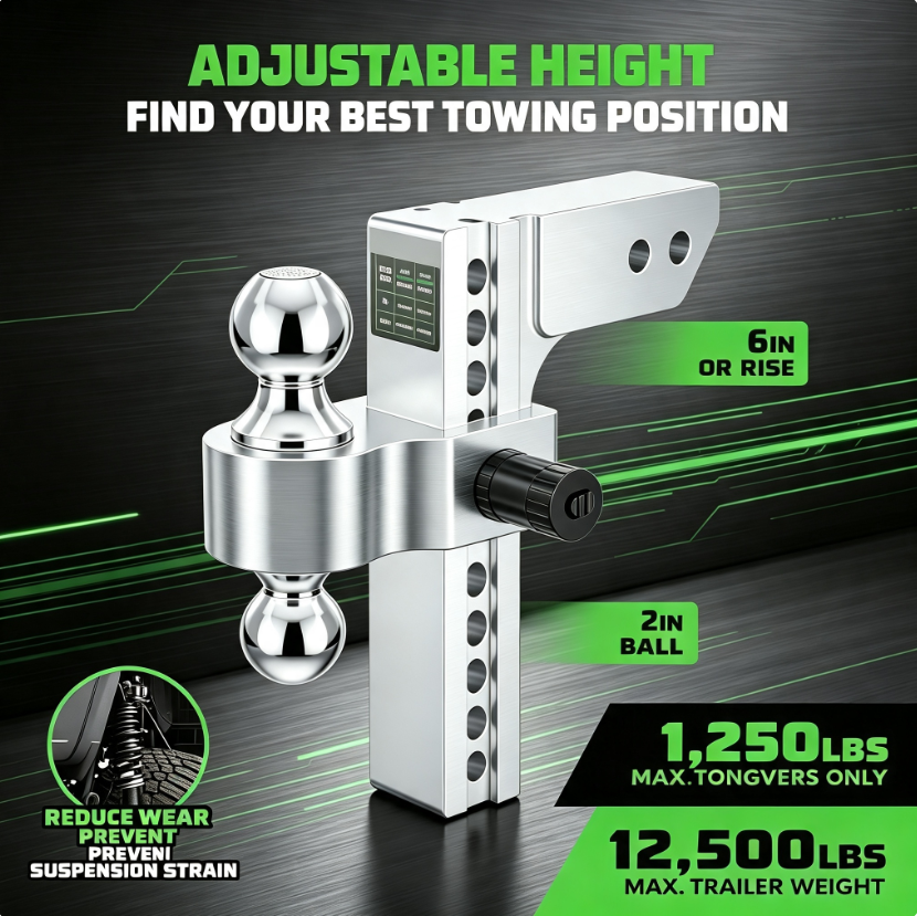 The Ultimate 10‑Inch Adjustable Hitch – Built to Outlast Every Road