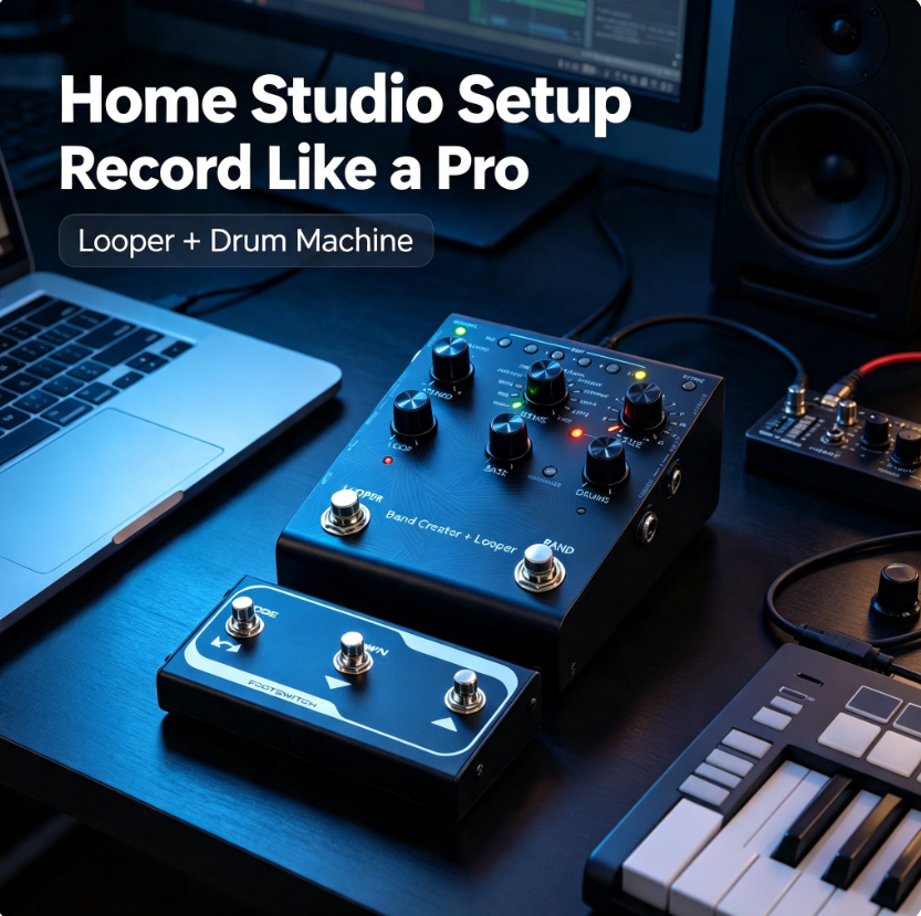 🎸 The Ultimate Pocket Band – Stompbox-Sized Rhythm Engine & Looper