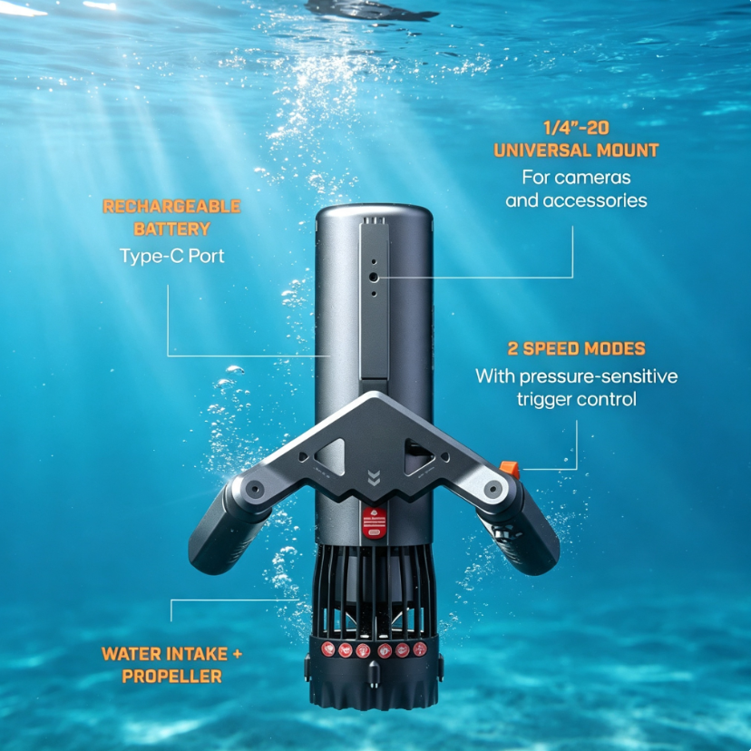 B2 Underwater Scooter – Unleash Your Inner Sea Explorer