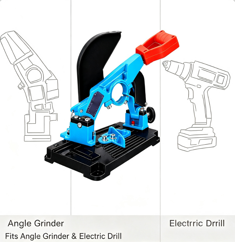Electric Angle Grinder with High-Power Motor and Multi-Function Cutting & Grinding Capability