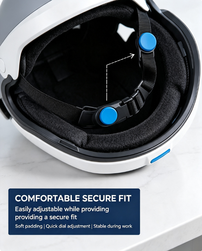 Powered Air‑Purifying Respirator Kit – 8‑20H Runtime, Hard Hat Helmet