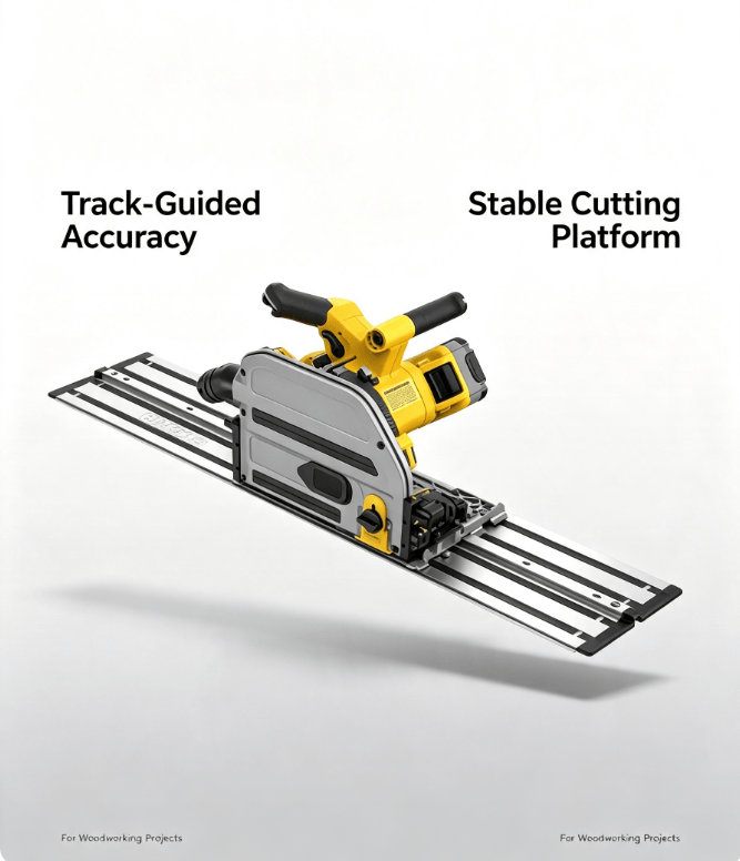 The Ultimate Cordless Track Saw Kit – Slice Through Hardwood Like Butter