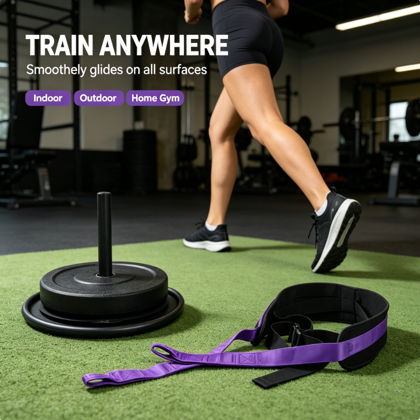 🚀 Zero Sled + Strap – The Ultimate Sprint & Drag Machin