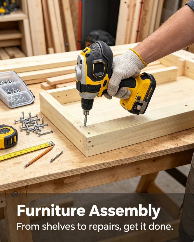 Compact Cordless Power Drill – Portable, Powerful & Built for Everyday Projects