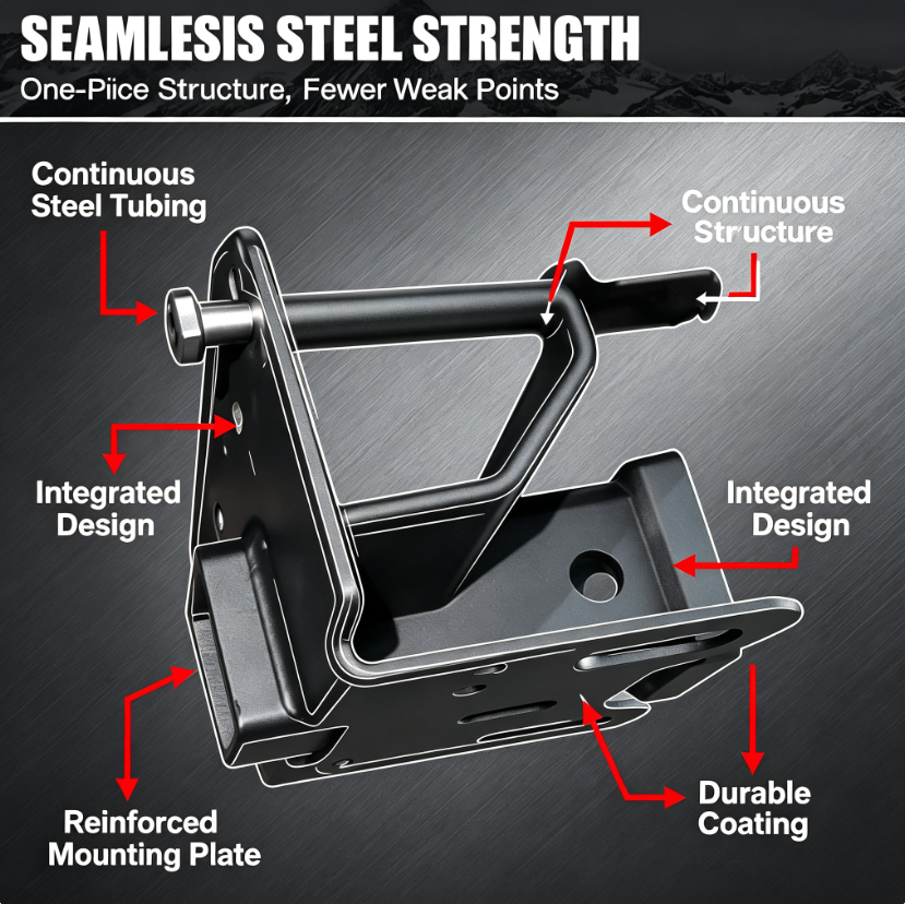 2-Inch Heavy-Duty Trailer Hitch Receiver – Universal Fit for Most SUVs & Trucks