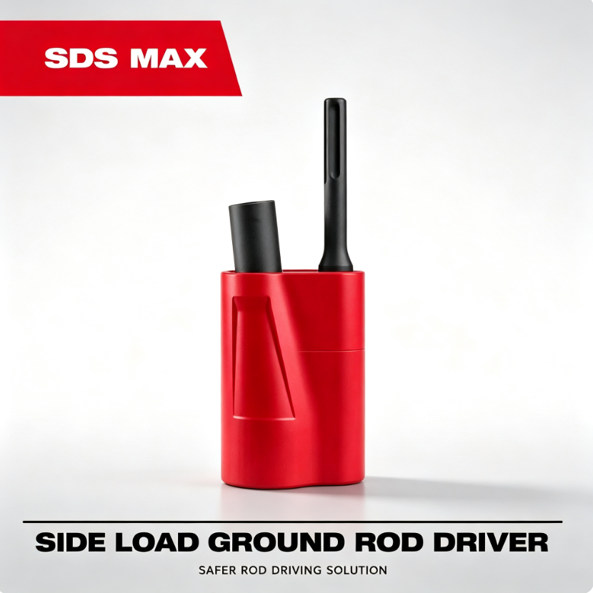 SDS MAX Side Load Ground Rod Driver