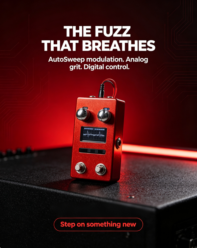 AutoSweep fuzz pedal