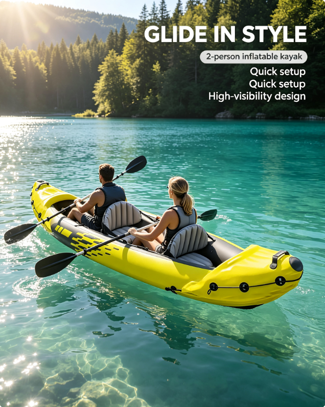 The Ultimate 2-Person Inflatable Kayak – 10.25 Ft of Pure Adventure