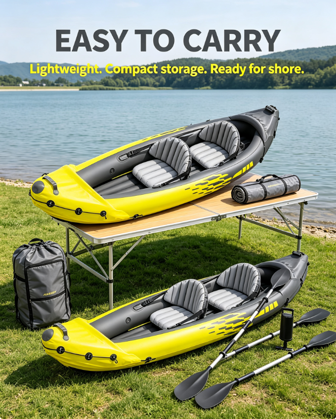The Ultimate 2-Person Inflatable Kayak – 10.25 Ft of Pure Adventure