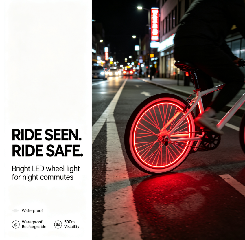 Light Up Your Ride – Turn Every Street Into a Runway ✨🚴‍♂️