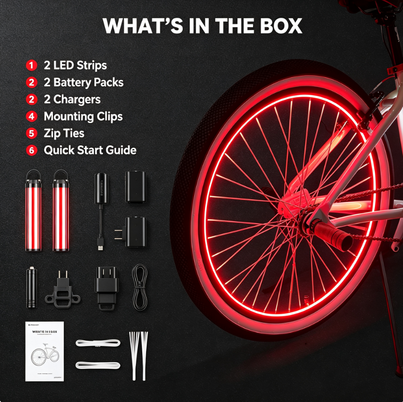 Light Up Your Ride – Turn Every Street Into a Runway ✨🚴‍♂️