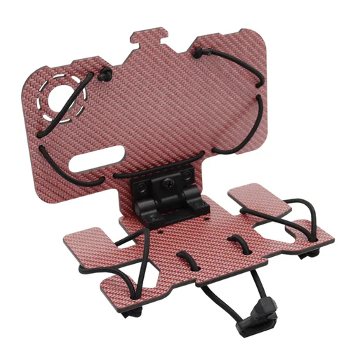 Carbon Fiber Chest Phone Mount – Hands-Free Phone Holder for Tactical Vests, Plate Carriers & Outdoor Gear 