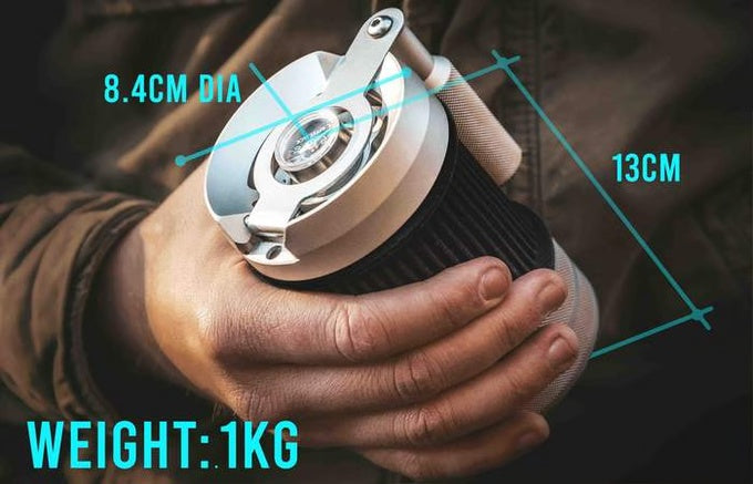GEAR DRIVEN PORTABLE ESPRESSO – 9+ Bar, No Electricity, Anywhere