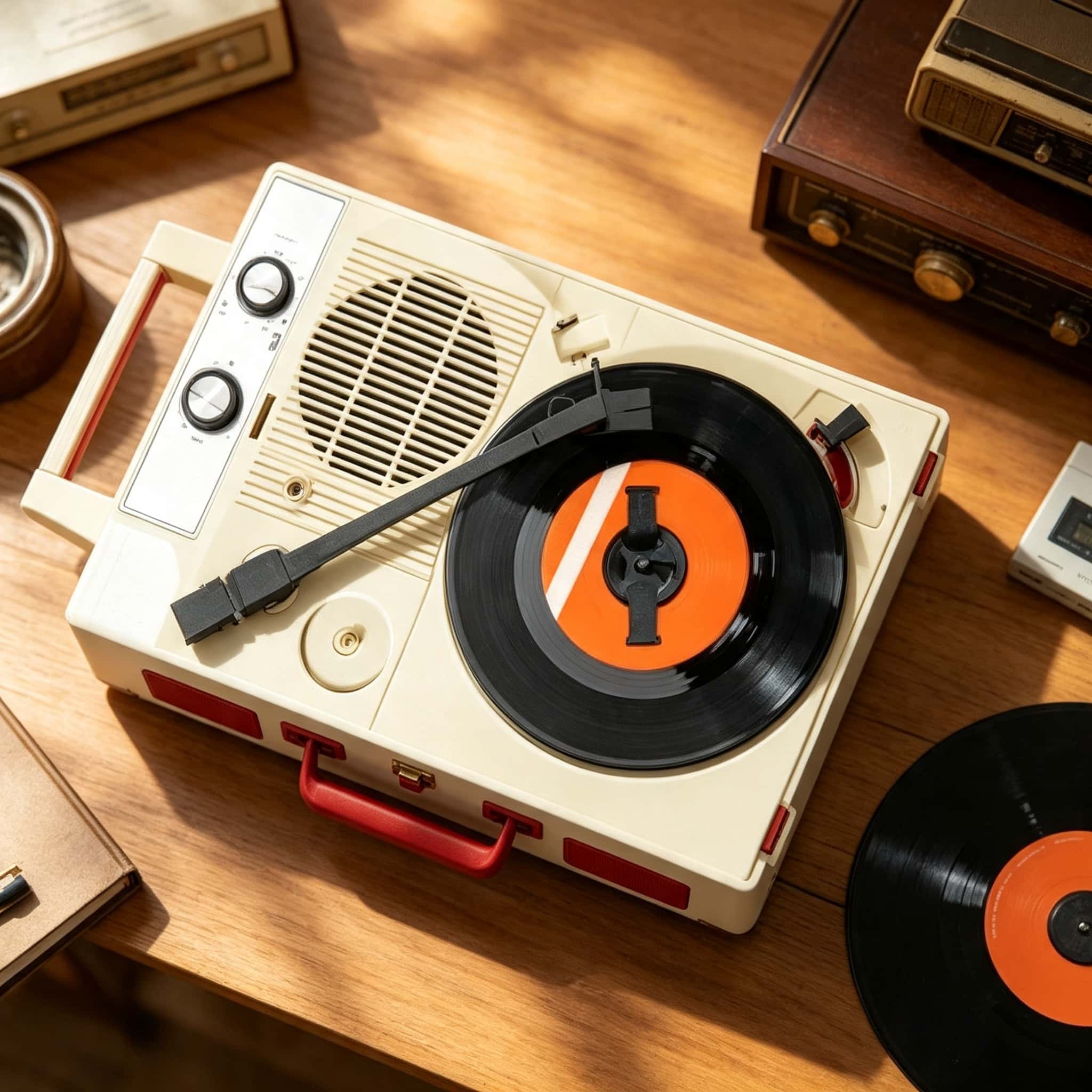 The Record Player That Plays Everywhere — Even Upside Down