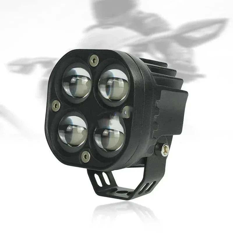 Wiring Kit: 4 LED Fog Lights — High-Brightness Dual-Color (Yellow/White) Fog Lights