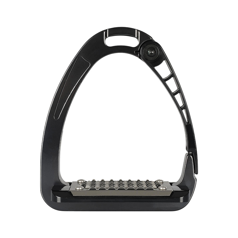 Easy-to-put-on and take-off safety stirrups