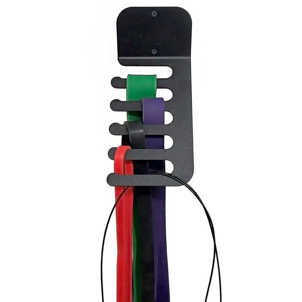 Wall-Mounted Resistance Band Holder – Heavy-Duty Steel, Space-Saving Gym Organizer