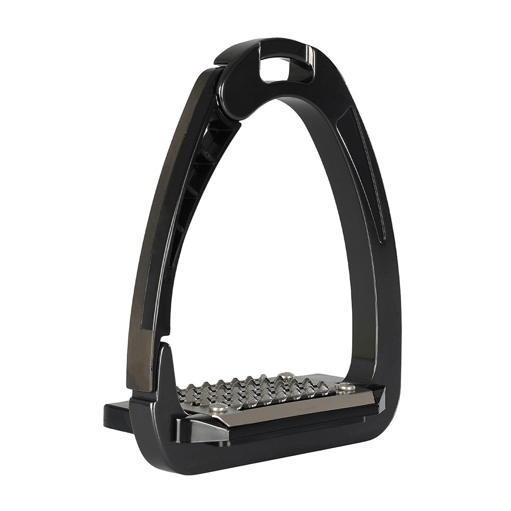 Easy-to-put-on and take-off safety stirrups