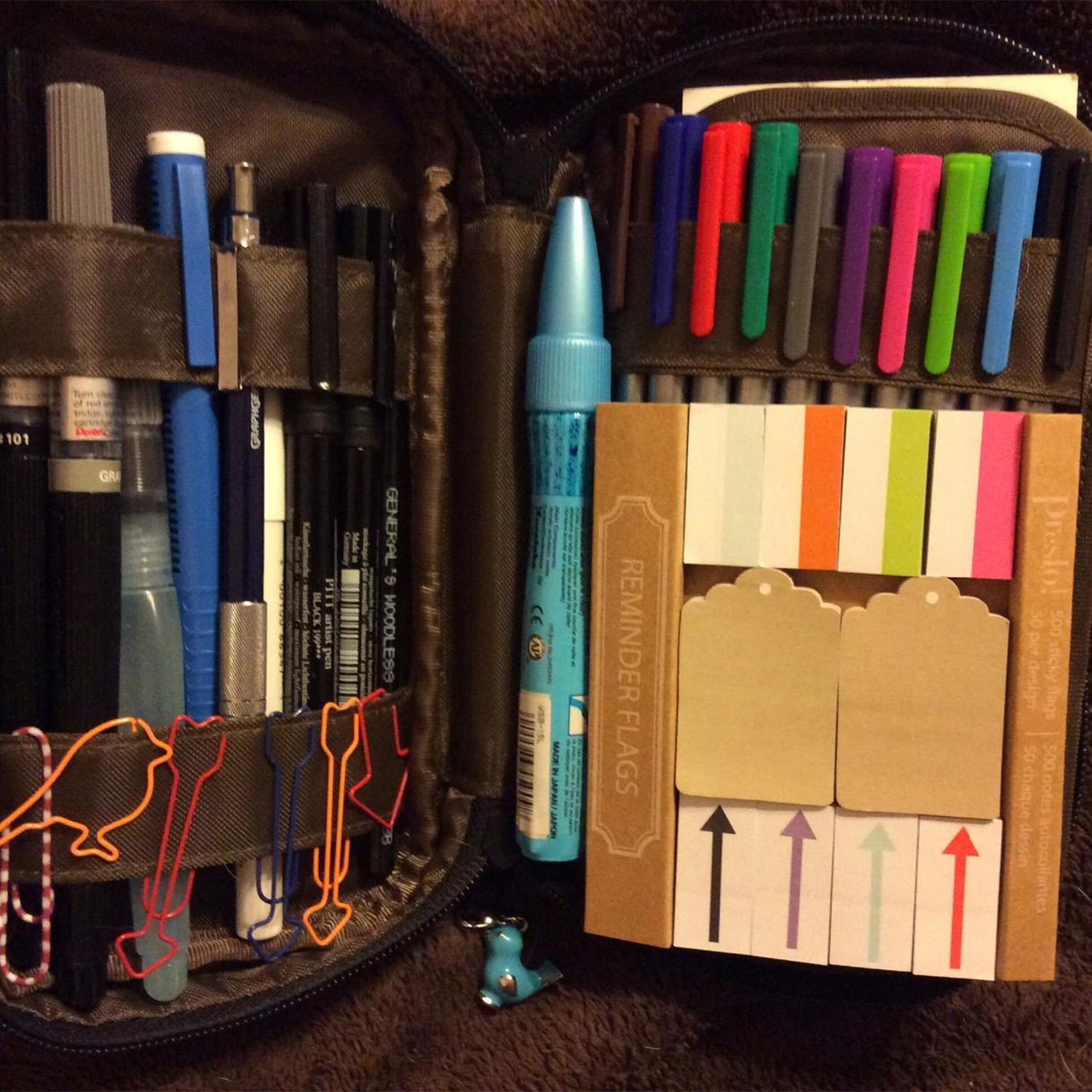 Triple-Zipper Book-Style Pencil Case – Large Capacity Organizer for Stationery, Travel & Daily Essentials