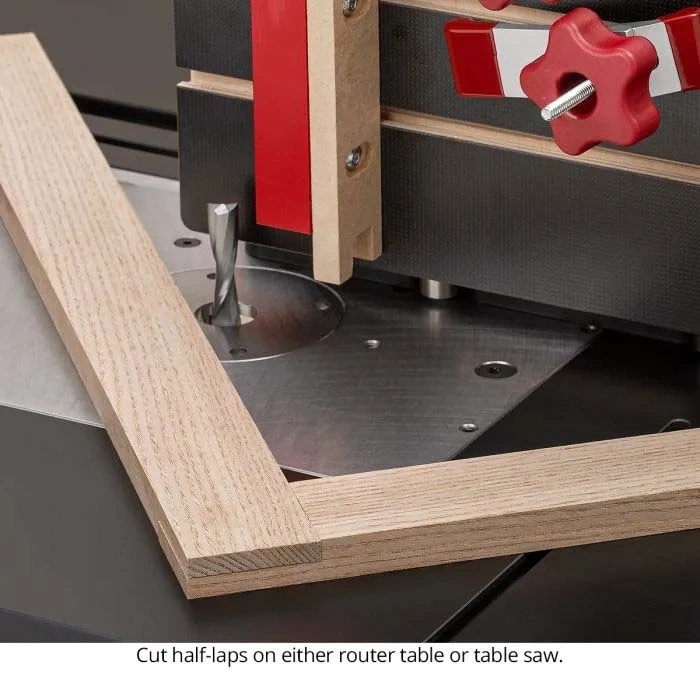 Precision Adjustable Joinery Sled System for Table Saw and Router Table Woodworking