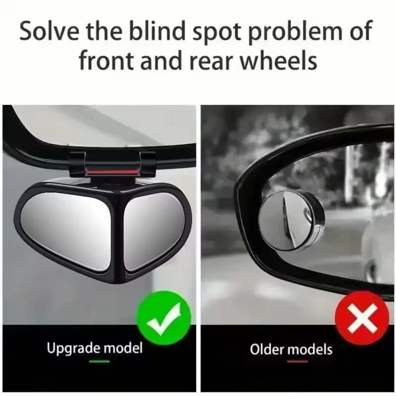 360° Adjustable Blind Spot Mirror for Cars – Wide Angle Rearview Mirror for Safe Reversing & Parking