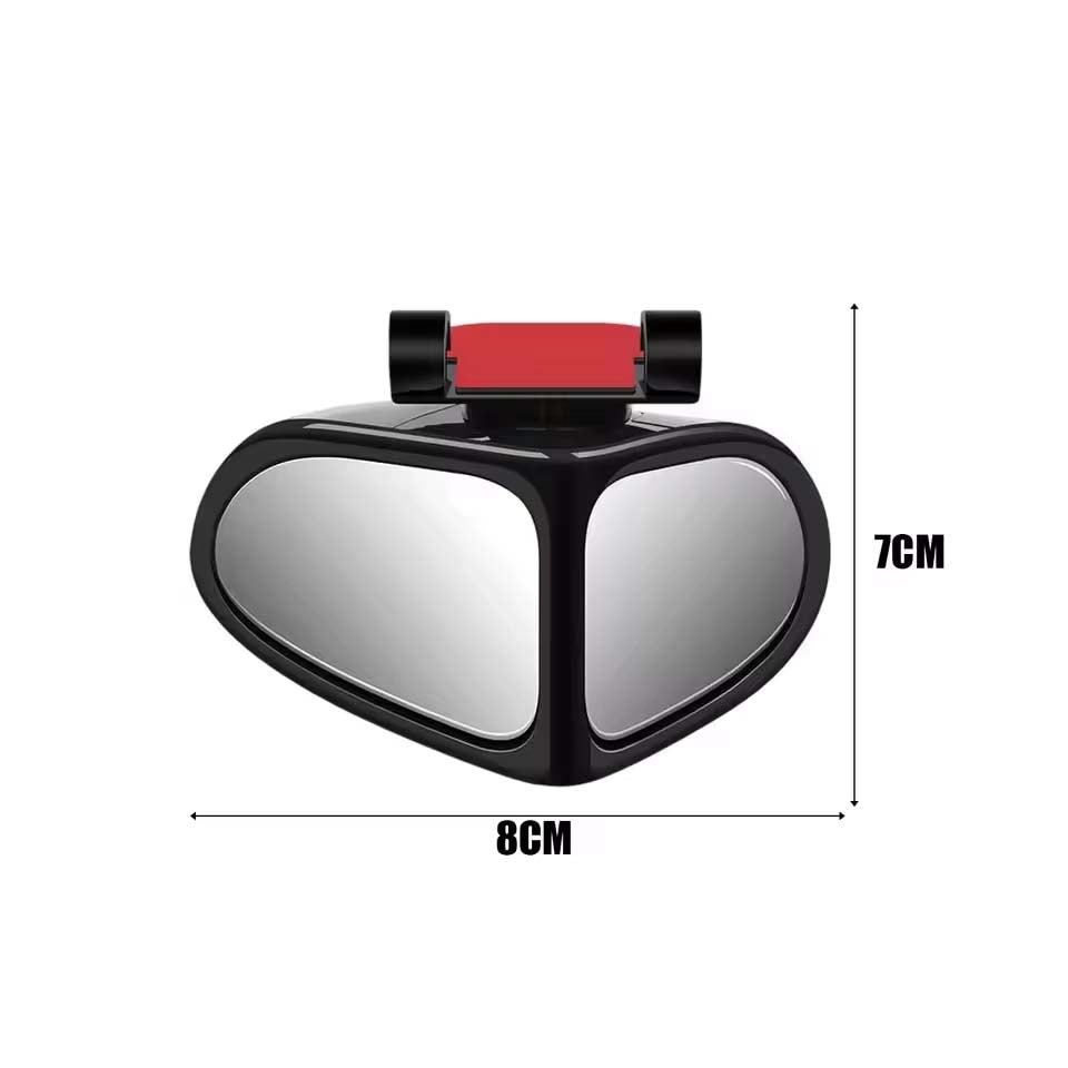360° Adjustable Blind Spot Mirror for Cars – Wide Angle Rearview Mirror for Safe Reversing & Parking
