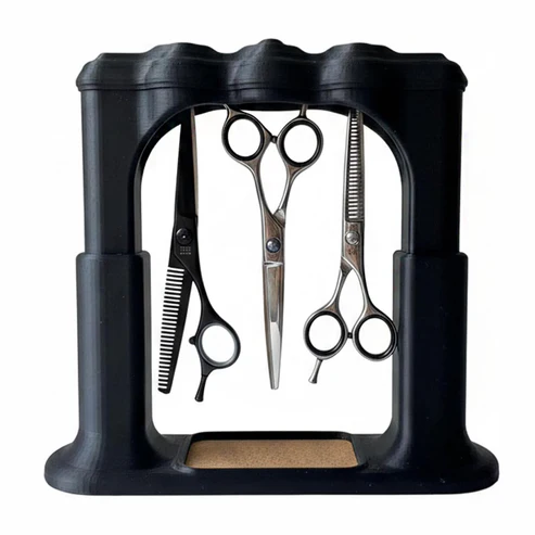 Magnetic Scissors Organizer – Holds 9 Pairs, Modern Design, No Clips or Hooks