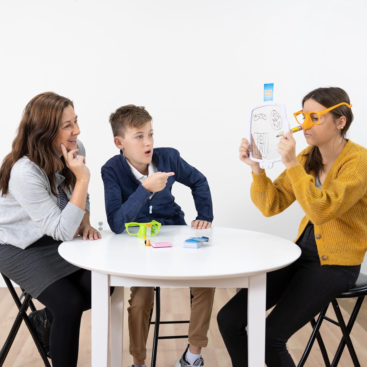 Nose Drawing Party Game – Draw with Your Nose, Guess Fast, Family Fun for Ages 8+