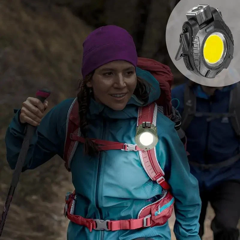 Portable Cap Clip Light – 180° Adjustable Beam Outdoor Mini Work Light