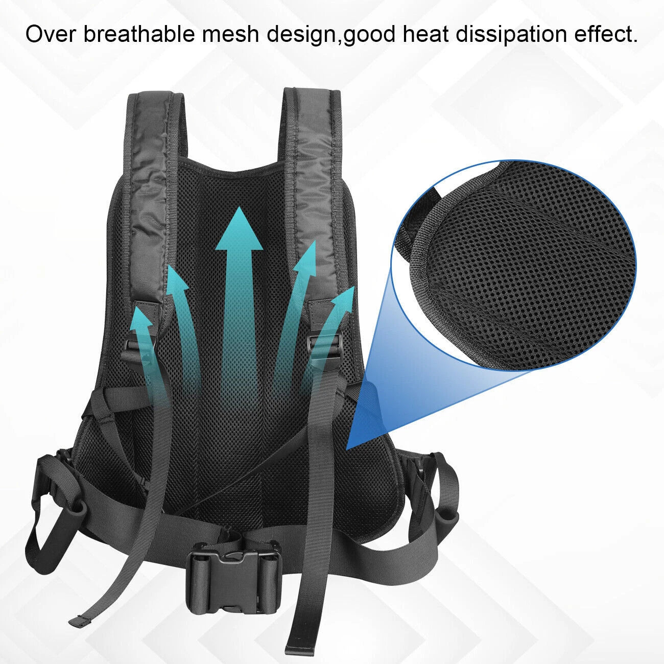 Child Motorcycle Safety Harness – Black with Waist Padding & Breathable Material