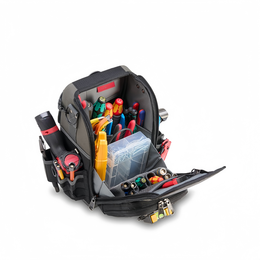 Professional Tech Tool Bag – Organized Storage & Easy Access for Busy Tradesmen