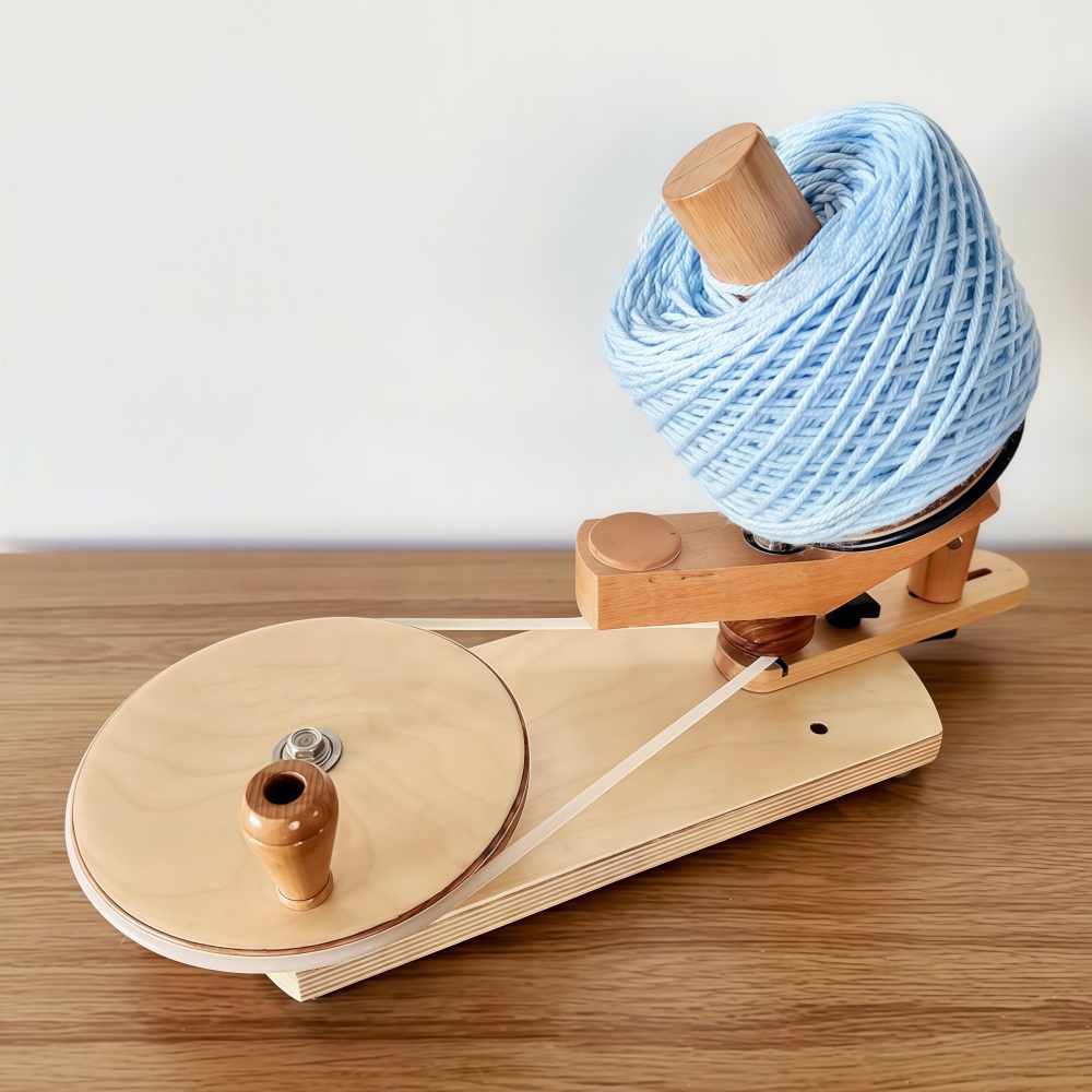 Professional Jumbo Yarn Ball Winder – Smooth, Fast Winding for Knitting & Crochet Projects