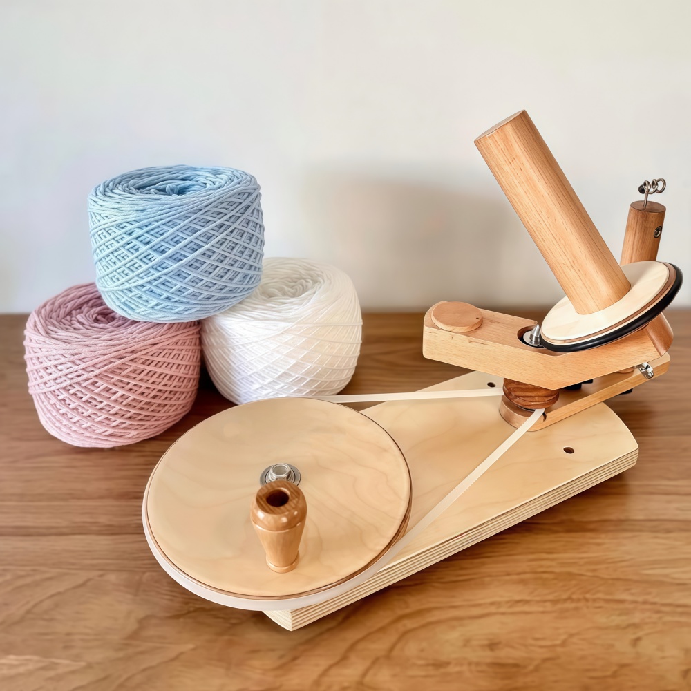 Professional Jumbo Yarn Ball Winder – Smooth, Fast Winding for Knitting & Crochet Projects