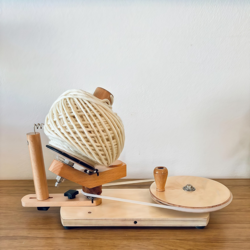 Professional Jumbo Yarn Ball Winder – Smooth, Fast Winding for Knitting & Crochet Projects