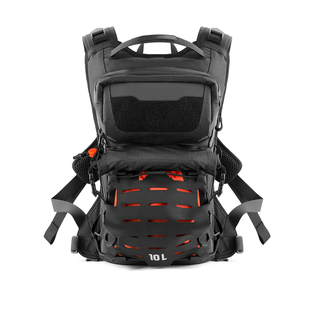 10L Motorcycle Riding Backpack with Back Protection