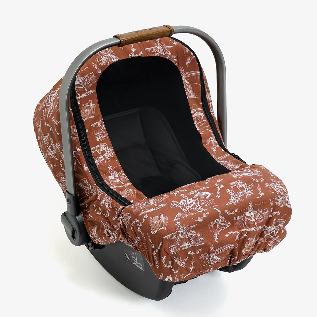 Deep Western Baby Car Seat Cover – Breathable Holed Fabric
