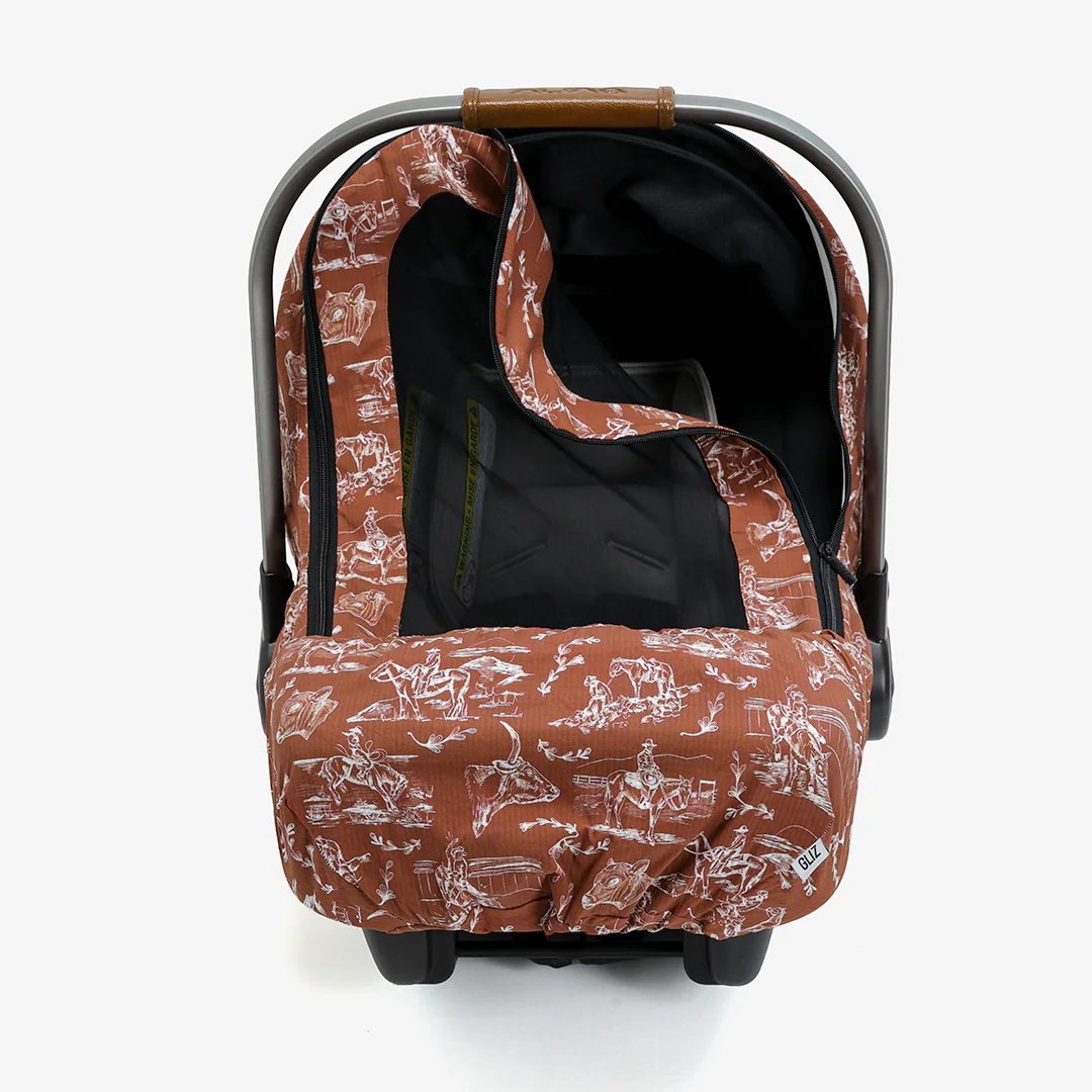 Deep Western Baby Car Seat Cover – Breathable Holed Fabric