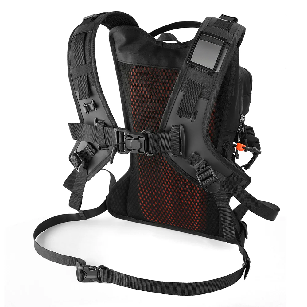 10L Motorcycle Riding Backpack with Back Protection