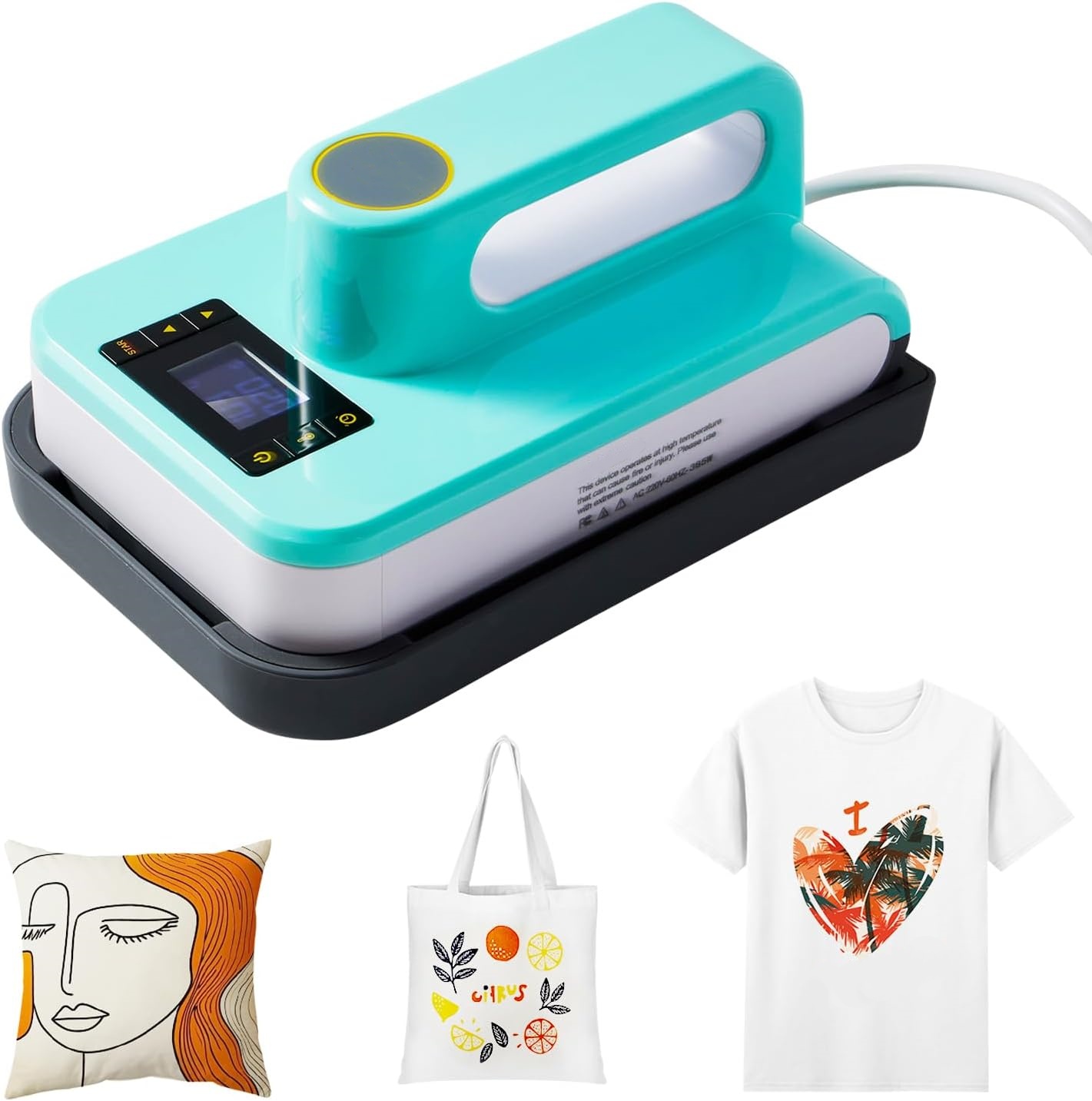Mini Heat Press with 3 Temperature Settings