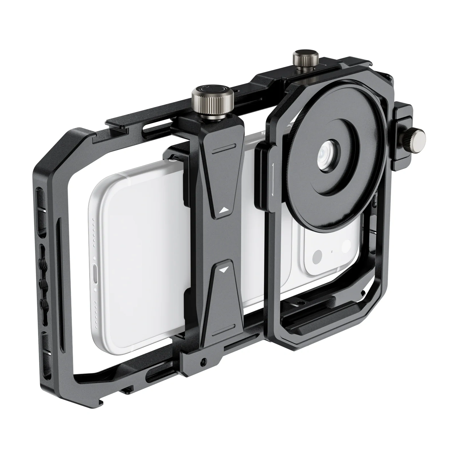 Phone Cage with 17mm Lens Mount & Filter Adapter